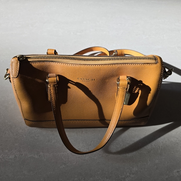 Coach Leather Mini Satchel - Marigold - OS - Picture 4 of 7